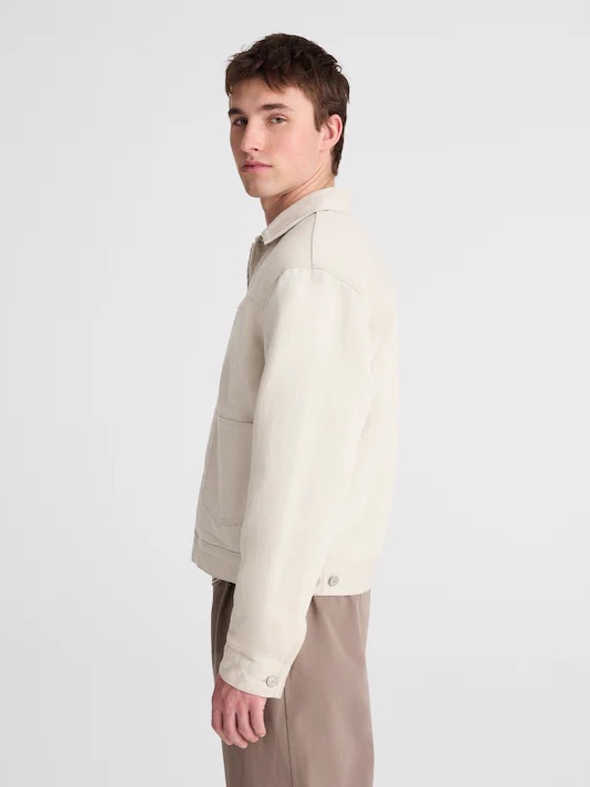 Madewell Denim Zip-Front Trucker Jacket In Holbrook Wash Size Xl Nwt $178 Nz143 — image 3 of 8